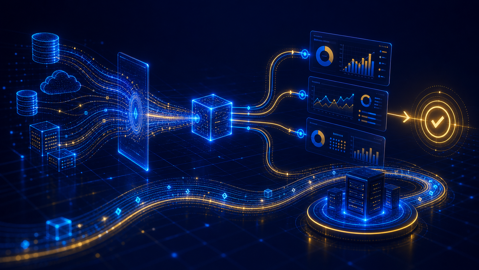 Analytics system being implemented with stable pipelines and dashboards