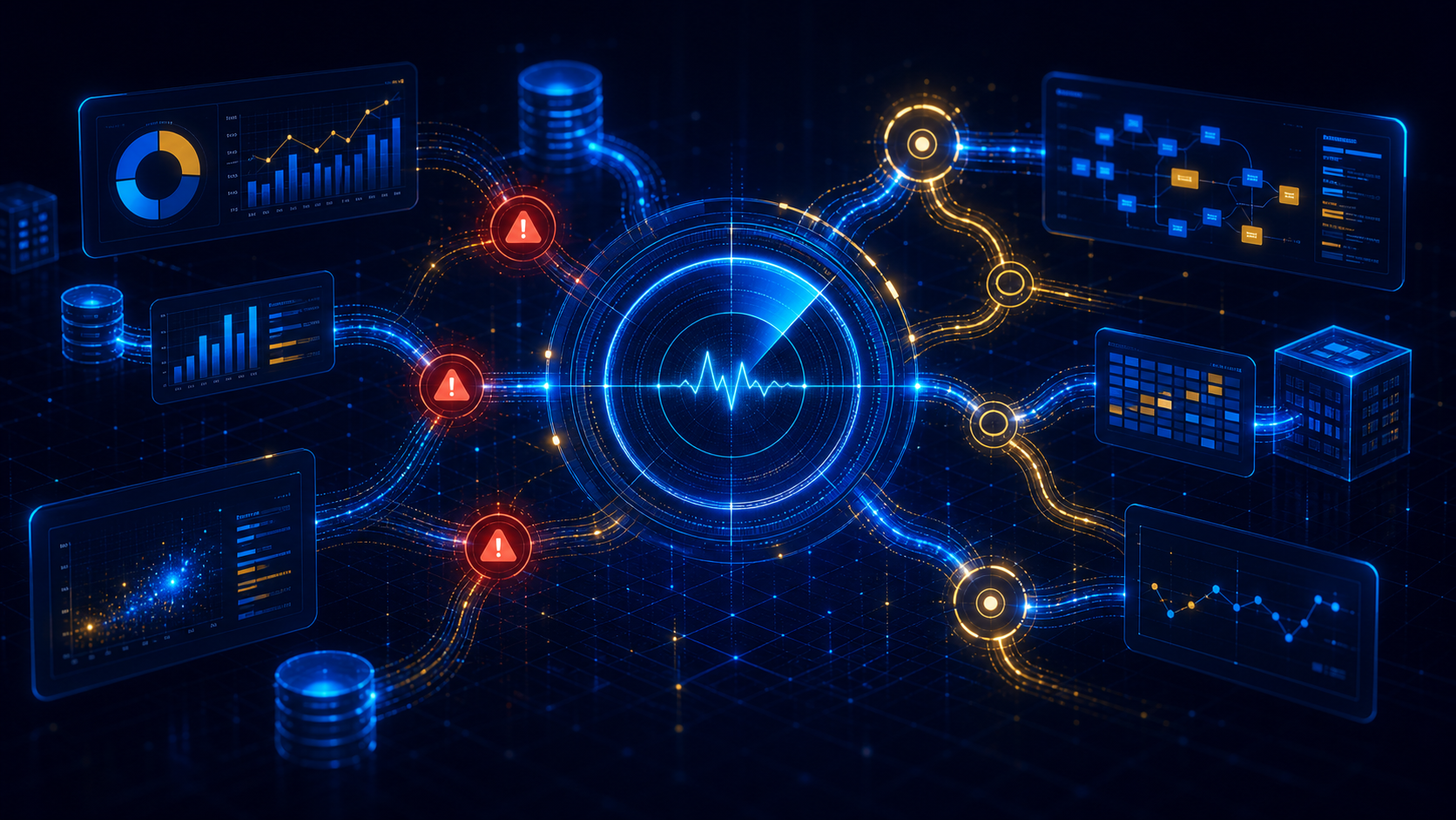 Diagnostic scan over data models dashboards and metrics