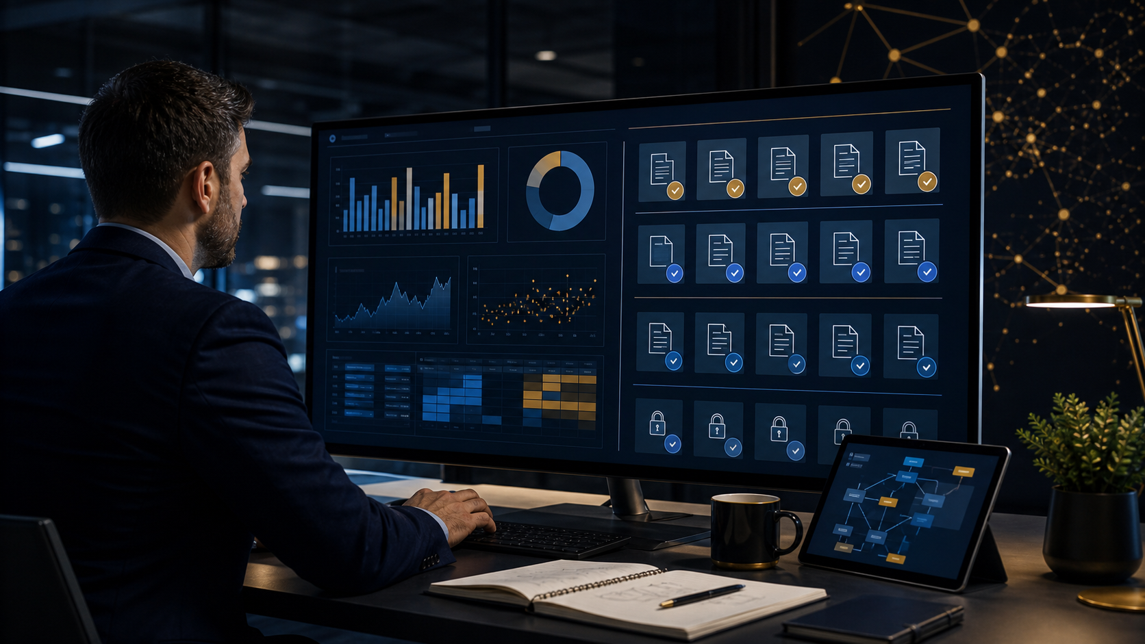 Modern reporting environment being prepared for AI with governed dashboards and data context